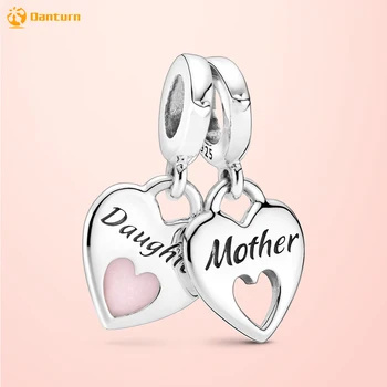 Danturn 925 Sterling Silver Beads DOUBLE HEART SPLIT DANGLE CHARM fit Original Pandora Bracelets for Women Jewelry Gift
Danturn 925 Sterling Silver Beads DOUBLE HEART SPLIT DANGLE CHARM fit Original Pandora Bracelets for Women Jewelry Gift