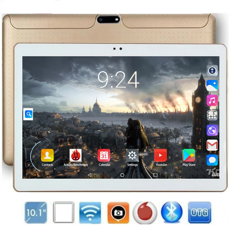 2020 super tablet 6GB RAM 128GB ROM Newest 10.1 inch Tablet PC Android 8.0 Octa Core 5.0MP Camera 4G FDD LTE Phablet 10 10.1
2020 super tablet 6GB RAM 128GB ROM Newest 10.1 inch Tablet PC Android 8.0 Octa Core 5.0MP Camera 4G FDD LTE Phablet 10 10.1