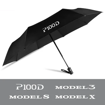 NEW Fully-Automatic Compact Three Folding Fashion Umbrella Auto Lengthened Paraguas For Tesla P100D Model 3 X S Car Accessories
NEW Fully-Automatic Compact Three Folding Fashion Umbrella Auto Lengthened Paraguas For Tesla P100D Model 3 X S Car Accessories