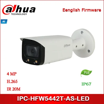 Dahua IP camera IPC-HFW5442T-AS-LED 4MP Full-color WDR Bullet AI Network Camera starlight support POE
Dahua IP camera IPC-HFW5442T-AS-LED 4MP Full-color WDR Bullet AI Network Camera starlight support POE