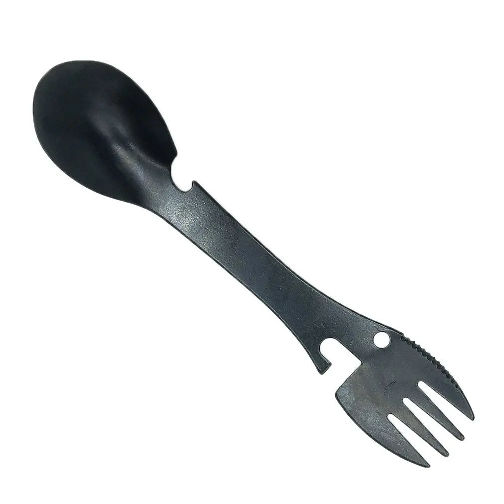 5 In 1 Multi-Functional Outdoor Tools Stainless Steel Camping Survival Edc Kit Convenient Fork Knife Spoon Bottle / Opener
5 In 1 Multi-Functional Outdoor Tools Stainless Steel Camping Survival Edc Kit Convenient Fork Knife Spoon Bottle / Opener