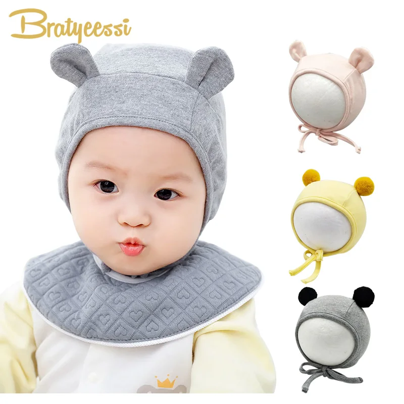 Cartoon Baby Hat Pom Pom Cotton Newborn Hat with Ears Adjustable Baby Boy Girl Cap Infant Toddler Hats 6 Colors
Cartoon Baby Hat Pom Pom Cotton Newborn Hat with Ears Adjustable Baby Boy Girl Cap Infant Toddler Hats 6 Colors
