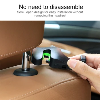 A Pair Car Headrest Hook Seat Back Hanger Portable Multifunction Clips for Bag Handbag Purse Grocery Cloth Car Accessory
A Pair Car Headrest Hook Seat Back Hanger Portable Multifunction Clips for Bag Handbag Purse Grocery Cloth Car Accessory