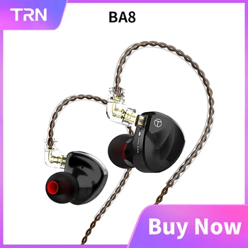 TRN BA8 In Ear Earphone 16BA Driver Unit HiFi Monitor Earphone Earbuds KZ ZAX ZST X AS06 KB Diamond TRN VX
TRN BA8 In Ear Earphone 16BA Driver Unit HiFi Monitor Earphone Earbuds KZ ZAX ZST X AS06 KB Diamond TRN VX