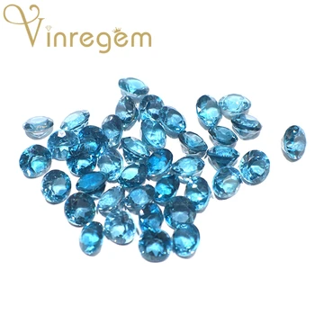 Vinregem AAAAA Top Quality 2PC Natural Stone Round Cut Aquamarine Blue Topaz Loose Gemstones DIY Jewelry Making Wholesale GDTC
Vinregem AAAAA Top Quality 2PC Natural Stone Round Cut Aquamarine Blue Topaz Loose Gemstones DIY Jewelry Making Wholesale GDTC