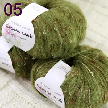 Sale 3SkeinX50gr Luxury Fluffy Soft NEW MOHAIR Shawls Hand Knit Crochet Yarn Green 825-05-3
Sale 3SkeinX50gr Luxury Fluffy Soft NEW MOHAIR Shawls Hand Knit Crochet Yarn Green 825-05-3