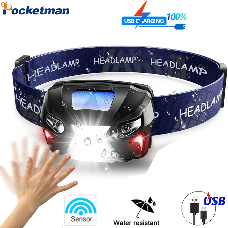 7000Lm Powerfull Headlamp Rechargeable LED Headlight Body Motion Sensor Head Flashlight Camping Torch Light Lamp With USB
7000Lm Powerfull Headlamp Rechargeable LED Headlight Body Motion Sensor Head Flashlight Camping Torch Light Lamp With USB