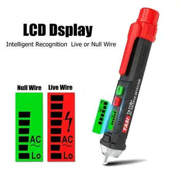 Non-contact AC/DC Voltage Detector Tester Meter 12V-1000V style Voltage Pen LCD Self-testing Detector Alarm C5P2
Non-contact AC/DC Voltage Detector Tester Meter 12V-1000V style Voltage Pen LCD Self-testing Detector Alarm C5P2