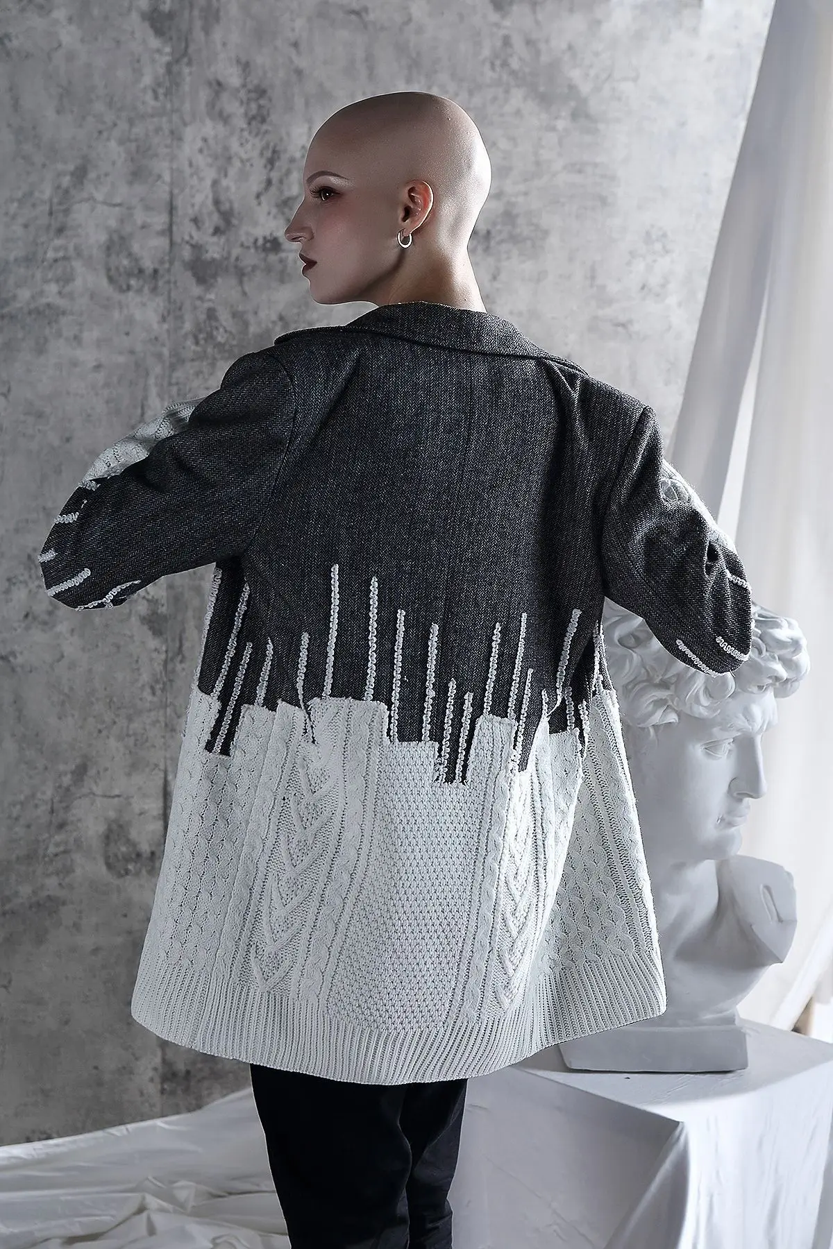 Non-mainstream Designer Small Suit 2019 Autumn Clothing New Style British Style Sweater Joint Woolen Greyish Black Suit Coat
Non-mainstream Designer Small Suit 2019 Autumn Clothing New Style British Style Sweater Joint Woolen Greyish Black Suit Coat