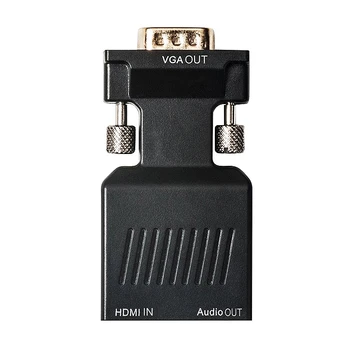 New HDMI Female to VGA Male Converter with Audio Adapter SUpport 1080P Signal Output
New HDMI Female to VGA Male Converter with Audio Adapter SUpport 1080P Signal Output