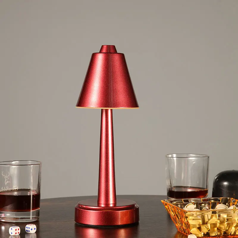 

Cordless Portable Table Lamps LED Charging Bar Restaurant Atmosphere Light Modern Desk Lamp Bedroom Nightstand Light Fixtures