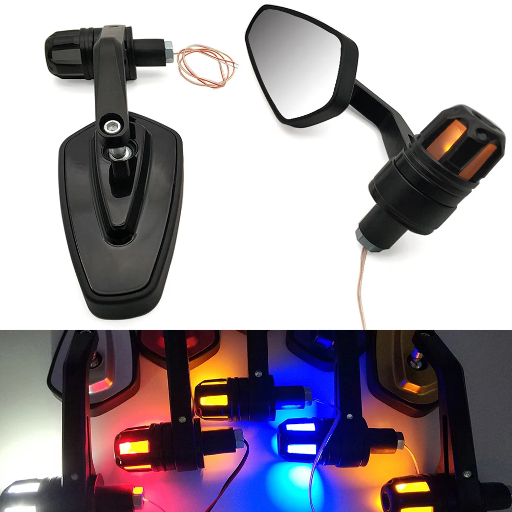 Motorcycle 22mm Rearview Handle mirror With LED Turn signal Side Light For BMW F800GS F800GT R1200GS f 800 gs Adventure K1200R
Motorcycle 22mm Rearview Handle mirror With LED Turn signal Side Light For BMW F800GS F800GT R1200GS f 800 gs Adventure K1200R