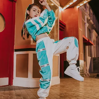 2020 New Hip Hop Dance Costumes Kids Stage Performance Clothing Children Modern Street Dancing Wear Girls Jazz Outfits 110-170
2020 New Hip Hop Dance Costumes Kids Stage Performance Clothing Children Modern Street Dancing Wear Girls Jazz Outfits 110-170