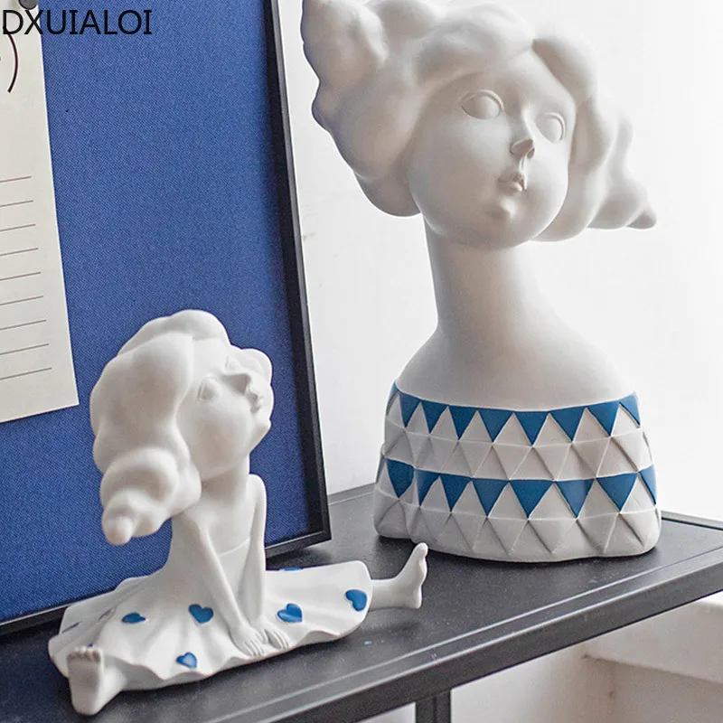 Nordic creative doll girl decorated living room children's room home decoration accessories modern resin crafts Christmas gift
Nordic creative doll girl decorated living room children's room home decoration accessories modern resin crafts Christmas gift