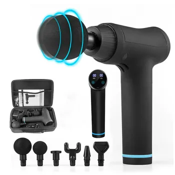 LCD Display Massage Gun Deep Muscle Massager Muscle Pain Body Neck Massage Exercising Relaxation Slimming Shaping Pain Relief
LCD Display Massage Gun Deep Muscle Massager Muscle Pain Body Neck Massage Exercising Relaxation Slimming Shaping Pain Relief
