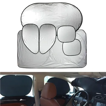 6PCS Car Sun Shade Block Windshield Sunlight UV Protection Sun Block Sunshade Heat Shield Folding Kit Car Summer Accessories
6PCS Car Sun Shade Block Windshield Sunlight UV Protection Sun Block Sunshade Heat Shield Folding Kit Car Summer Accessories