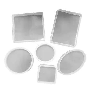 6 Pack Big Designs Resin Molds Square Round Silicone Resin Jewelry Casting Molds 
6 Pack Big Designs Resin Molds Square Round Silicone Resin Jewelry Casting Molds