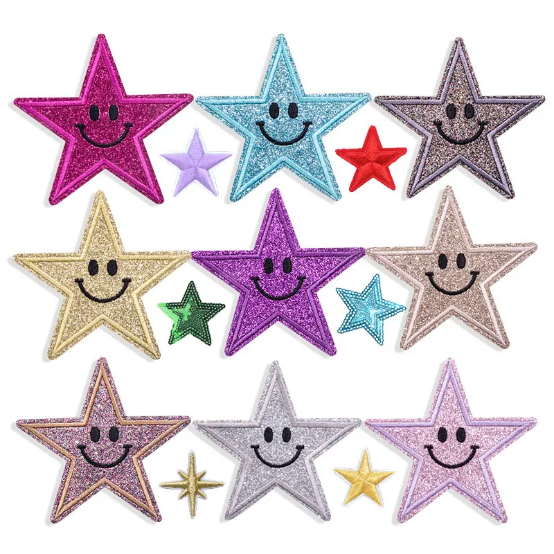 Star Patch Sticker Iron on Clothes DIY Cool Heat Transfer Face Star Applique Embroidered Application Cloth Fabric Sequin Patches
Star Patch Sticker Iron on Clothes DIY Cool Heat Transfer Face Star Applique Embroidered Application Cloth Fabric Sequin Patches