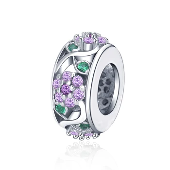 100% 925 Sterling Silver Zircon round beads pink flower plant charms fit European Bracelet for Women Christmas Jewelry gift
100% 925 Sterling Silver Zircon round beads pink flower plant charms fit European Bracelet for Women Christmas Jewelry gift