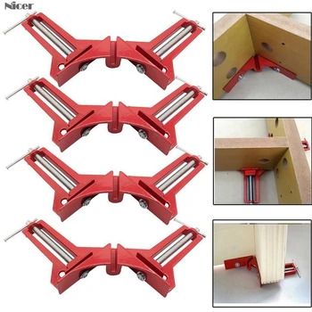 4pcs Multifunction 90 Degree Right Angle Clip Picture Frame Corner Clamp 100MM Mitre Clamps Corner Holder Woodworking Tool
4pcs Multifunction 90 Degree Right Angle Clip Picture Frame Corner Clamp 100MM Mitre Clamps Corner Holder Woodworking Tool