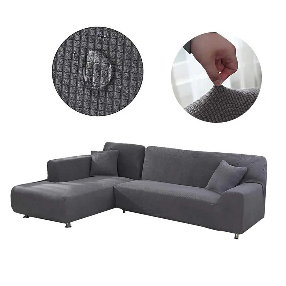 L-Shaped Sofa Cover Left Chaise Jacquard Polyester Stretch Fabric Sectional Sofa Slipcover For Living Room Waterproof Sofa Cover
L-Shaped Sofa Cover Left Chaise Jacquard Polyester Stretch Fabric Sectional Sofa Slipcover For Living Room Waterproof Sofa Cover
