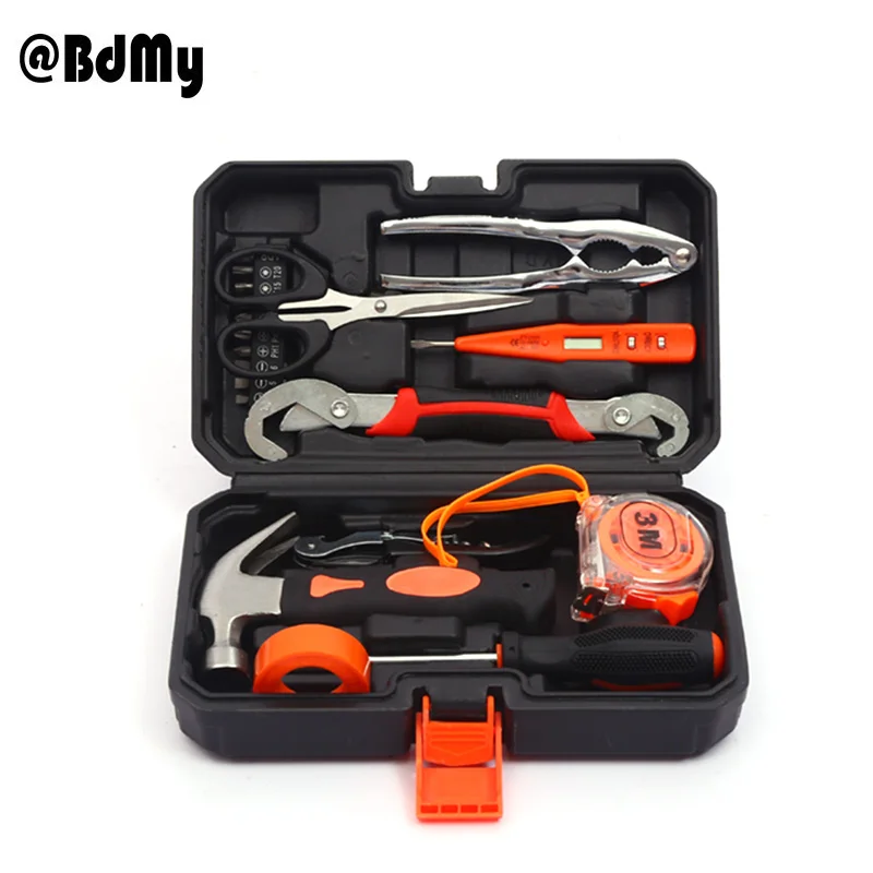 Household Tool Set Universal Multifunctional Complete Combination Hardware Tool Big Toolbox Home Maintenance 21 Kits Set with Wa
Household Tool Set Universal Multifunctional Complete Combination Hardware Tool Big Toolbox Home Maintenance 21 Kits Set with Wa