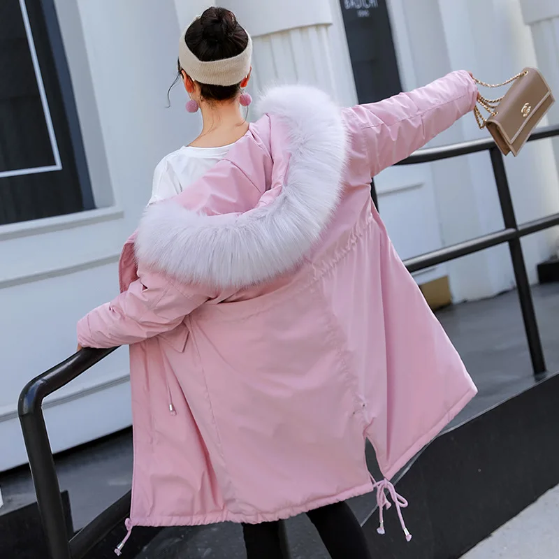 Pregnant Women Winter 2018 Fashion New Style Fur Collar Thick Cotton-padded Clothes Mid-length down Jacket Women's Korean-style
Pregnant Women Winter 2018 Fashion New Style Fur Collar Thick Cotton-padded Clothes Mid-length down Jacket Women's Korean-style