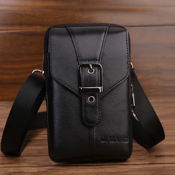 Genuine Leather Men's Belt Phone Bags Waist Wallet Packs Small Bag For Mobile Money Cards Pouch Vertical Shoulder Bags Cowhide
Genuine Leather Men's Belt Phone Bags Waist Wallet Packs Small Bag For Mobile Money Cards Pouch Vertical Shoulder Bags Cowhide