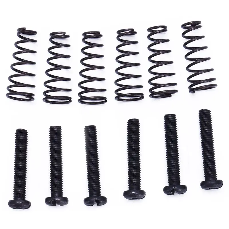New Hot 6 Pcs Electric Guitar Tremolo Bridge String Saddles Mount Adjust Conical Spring and Screws Black
New Hot 6 Pcs Electric Guitar Tremolo Bridge String Saddles Mount Adjust Conical Spring and Screws Black