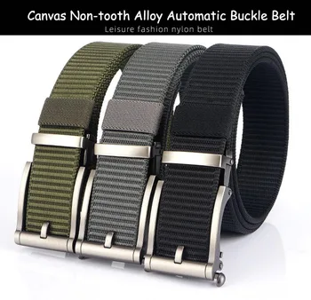 Deepeel 1pc 3.5*120cm Canvas Non-tooth Alloy Automatic Buckle Belt Tank Pattern thick Nylon Waistband Men's Outdoor Leisure Belt
Deepeel 1pc 3.5*120cm Canvas Non-tooth Alloy Automatic Buckle Belt Tank Pattern thick Nylon Waistband Men's Outdoor Leisure Belt