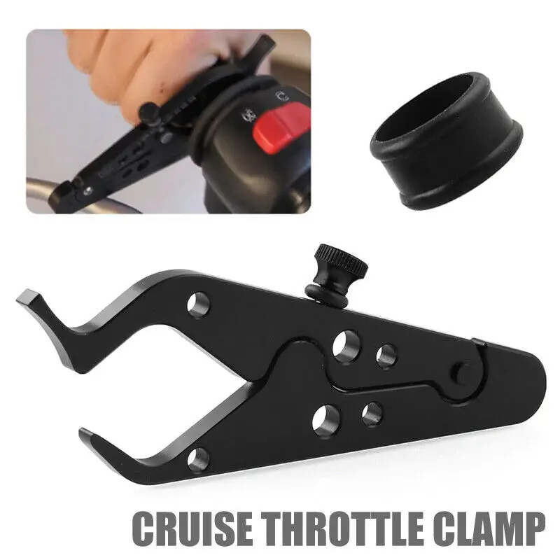 Universal CNC Motorcycle Cruise Control Throttle Lock Assist Retainer Relieve Stress Throttle Control System Grip Black
Universal CNC Motorcycle Cruise Control Throttle Lock Assist Retainer Relieve Stress Throttle Control System Grip Black