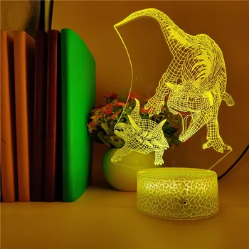 App Control 3D LED Night Light Dinosaur Series Remote Control Table Lamps Toys Children Home Decoration Birthday Gift Table Lamp 
App Control 3D LED Night Light Dinosaur Series Remote Control Table Lamps Toys Children Home Decoration Birthday Gift Table Lamp