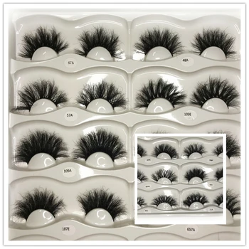 20-50 pairs Fluffy Lashes 25mm Long Natural Eyelashes 3d Mink Lashes 18 Style Wholesale In Bulk Dramatic Makeup Mink Eyelashes
20-50 pairs Fluffy Lashes 25mm Long Natural Eyelashes 3d Mink Lashes 18 Style Wholesale In Bulk Dramatic Makeup Mink Eyelashes