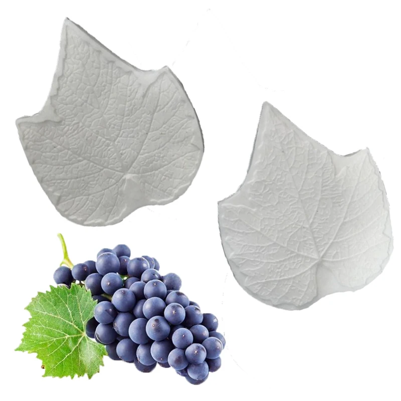 

Grape Leaves Mould Silicone Mold Fondant Cake Decorating Tool Gumpaste Sugarcraft Chocolate Forms Bakeware