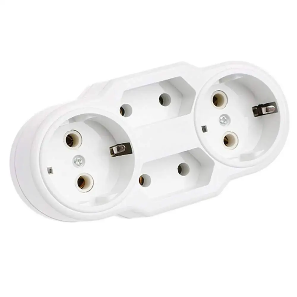 Triple Plug Protective Contact Multiple Plug Power Distribution Adapter EU to Russian Conversion Socket Plug
Triple Plug Protective Contact Multiple Plug Power Distribution Adapter EU to Russian Conversion Socket Plug
