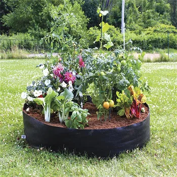 Garden Planting Container Felt Raised Plants Bed Round Grow Bags Breathable Felt Fabric Planter Pot For Plants Nursery Pot
Garden Planting Container Felt Raised Plants Bed Round Grow Bags Breathable Felt Fabric Planter Pot For Plants Nursery Pot