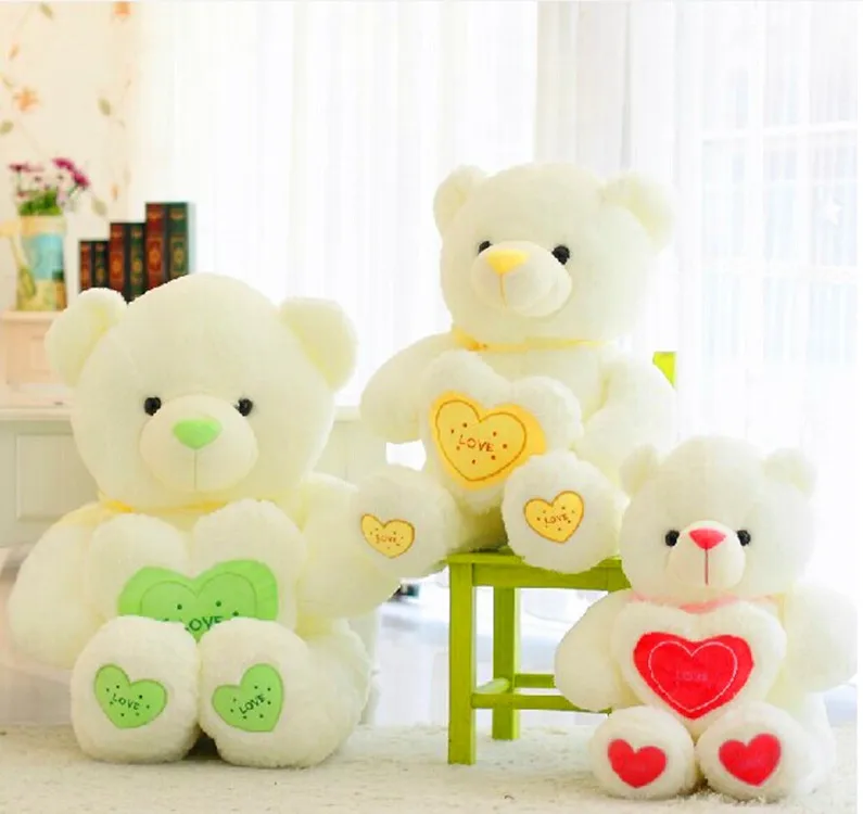Wholesale Bear Holding Heart LOVE Care Bears Wedding Doll Teddy Bear Plush Toys Children Birthday Valentine's Day Gift
Wholesale Bear Holding Heart LOVE Care Bears Wedding Doll Teddy Bear Plush Toys Children Birthday Valentine's Day Gift