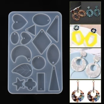 New Design Resin DIY Jewelry Making Pendant Dried Flower Geometric Earrings Pendant Jewelry Mold Tools
New Design Resin DIY Jewelry Making Pendant Dried Flower Geometric Earrings Pendant Jewelry Mold Tools
