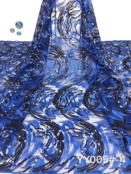 African lace fabric 2019 high quality sequined lace tulle lace fabric blue evening dress French lace fabric FJ34131
African lace fabric 2019 high quality sequined lace tulle lace fabric blue evening dress French lace fabric FJ34131