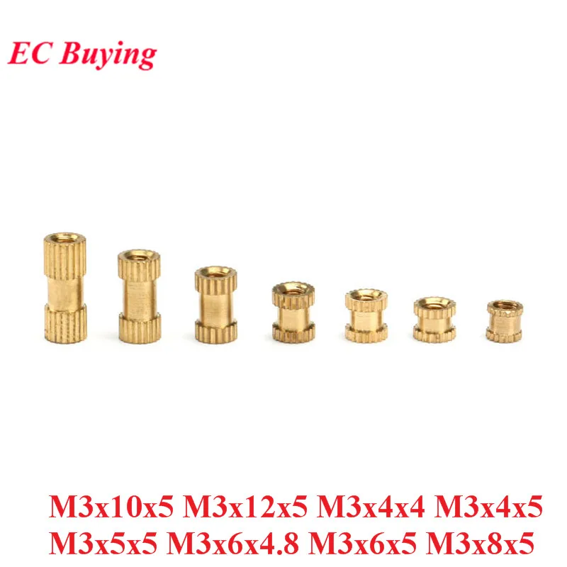20pcs M3 Brass insert nut Injection Molding Brass Knurled Thread Inserts Nuts Knurling Embedded Parts
20pcs M3 Brass insert nut Injection Molding Brass Knurled Thread Inserts Nuts Knurling Embedded Parts