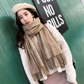 2020 Autumn Winter New Designer Female Shawls Cashmere Heavy Lady Scarf Warm Soft England And USA Style Pashmina With Tassel
2020 Autumn Winter New Designer Female Shawls Cashmere Heavy Lady Scarf Warm Soft England And USA Style Pashmina With Tassel