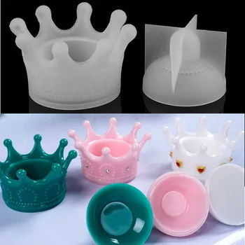3D DIY Crown Silicone Mold Storage Box Resin Mold Mold Epoxy Crystal Jewelry Box Storage Box Home Decoration Craft Tools
3D DIY Crown Silicone Mold Storage Box Resin Mold Mold Epoxy Crystal Jewelry Box Storage Box Home Decoration Craft Tools