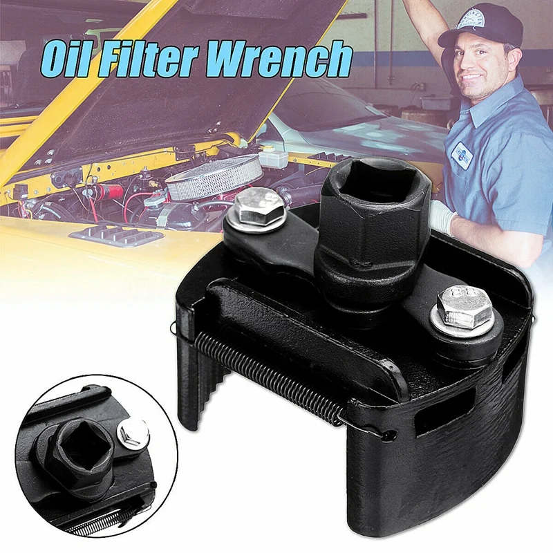 Auto Tool Oil Filter Wrench Cup 1/2 inch Housing Spanner Remover Adjustable 60-80mm |