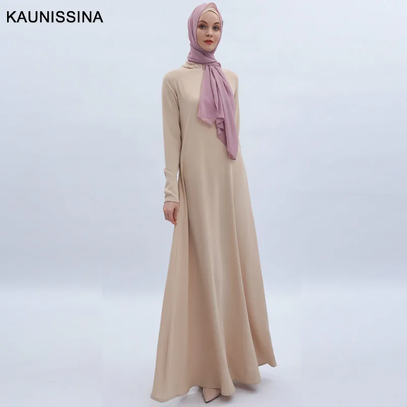KAUNISSINA Elegant Muslimah Party Gowns Abaya Turkish Saudi Arabia Evening Dresses Solid Long Muslim Formal Gowns
KAUNISSINA Elegant Muslimah Party Gowns Abaya Turkish Saudi Arabia Evening Dresses Solid Long Muslim Formal Gowns