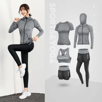 Plus Size 3XL Women Tracksuit Sports Wear Yoga Set 5PCS Elastic Sport Suit Fitness Workout Sportwear Breathable Gym Clothing
Plus Size 3XL Women Tracksuit Sports Wear Yoga Set 5PCS Elastic Sport Suit Fitness Workout Sportwear Breathable Gym Clothing
