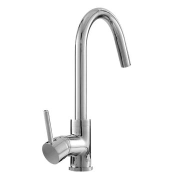 Kitchen Faucet Stainless Steel Single Handle Sink Tap Curved Cold Hot Water Tap Crane Bathroom Basin Water Faucet Deck Mount
Kitchen Faucet Stainless Steel Single Handle Sink Tap Curved Cold Hot Water Tap Crane Bathroom Basin Water Faucet Deck Mount