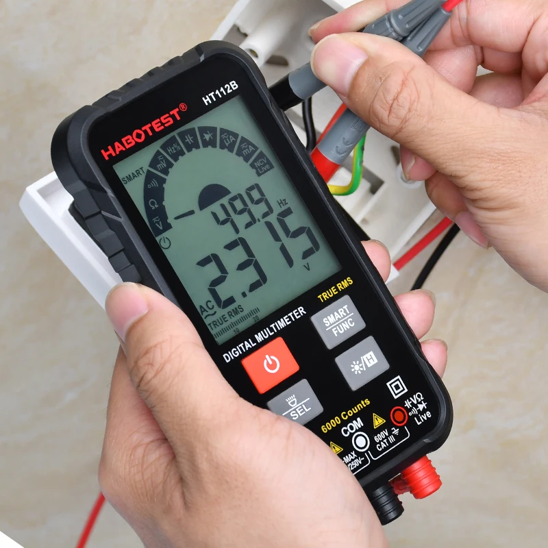 HABOTEST Automotive Multimeter Professional Digital Multimeter Mini Multimeter 600V Voltage Meter True RMS Electric Tester
HABOTEST Automotive Multimeter Professional Digital Multimeter Mini Multimeter 600V Voltage Meter True RMS Electric Tester