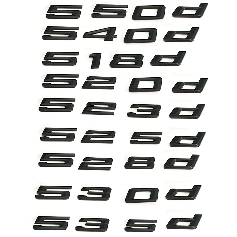 2019 New 520d 525d 528d 530d 535d 550d Rear Boot Trunk Lid Letters Badge Emblem Logo for BMW 5 series E39 E60 E61 F10 F11
2019 New 520d 525d 528d 530d 535d 550d Rear Boot Trunk Lid Letters Badge Emblem Logo for BMW 5 series E39 E60 E61 F10 F11