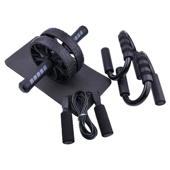 3-in-1 AB Wheel Roller Kit Spring Exerciser Abdominal Press Wheel Pro with Push-UP Bar Knee Pad Portable Equipment for Home
3-in-1 AB Wheel Roller Kit Spring Exerciser Abdominal Press Wheel Pro with Push-UP Bar Knee Pad Portable Equipment for Home