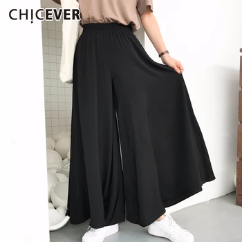CHICEVER High Elastic Waist Big Size Trousers New Loose Fit Wide Leg Pants Women Fashion Tide All-match Spring Autumn 2020
CHICEVER High Elastic Waist Big Size Trousers New Loose Fit Wide Leg Pants Women Fashion Tide All-match Spring Autumn 2020